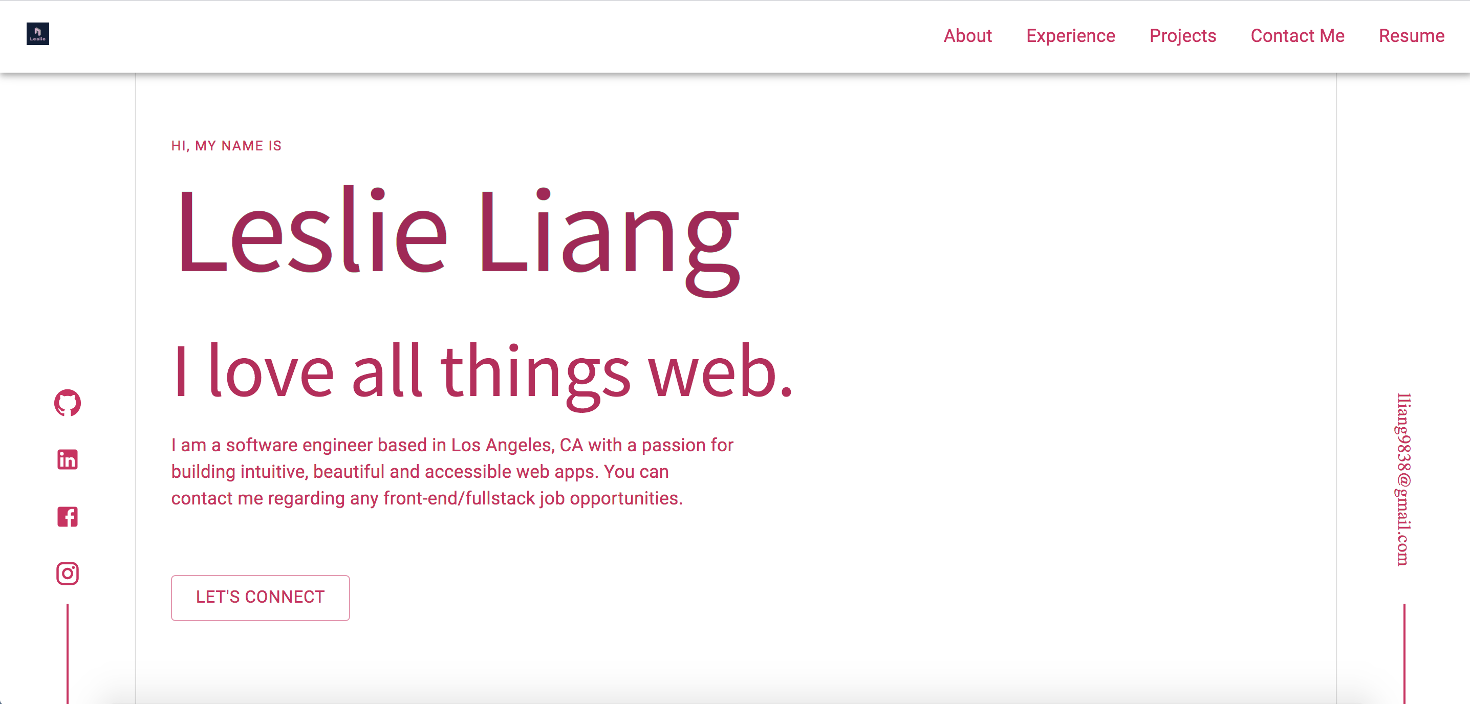portfolio website
